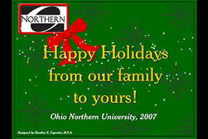 Holiday Holiday Card for ONU